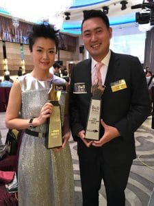 The founder of the association and senior media worker Fang Jianyi won the award together